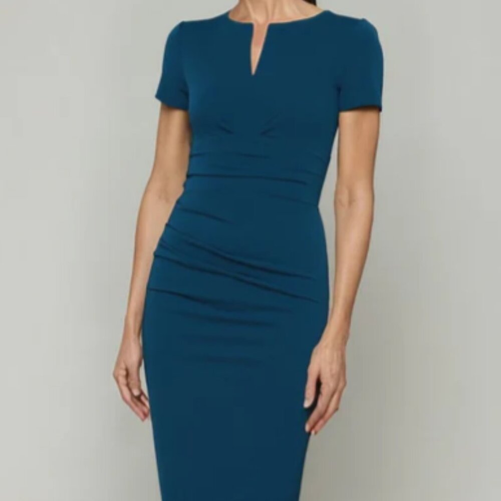 Nora Gardner Teal Donna Dress